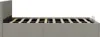 vidaXL Stauraumbett Hydraulisch Hellgrau Stoff 120×200 cm Produktbild-Vorschau 5