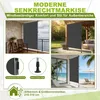 UISEBRT Klemmmarkise 100 × 310 cm Vertikalmarkise Produktbild-Vorschau 6
