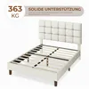 Yaheetech Polsterbett 160 x 200 cm, Doppelbett mit Produktbild-Vorschau 7