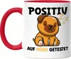 Positiv Auf Müde Getestet Tasse Rot Träumer Langschläfer Produktbild-Vorschau 1