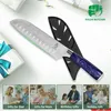 Coltello Santoku Fullhi, 18 cm, coltello da cucina, acciaio Anteprima dell’immagine prodotto 6