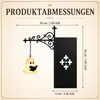 Geisterlampe LED Halloween, 3er Set Metall Dekolampen, Produktbild-Vorschau 2