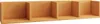 A wooden shelf with four compartments against a white background. Produktbild-Vorschau