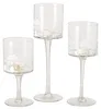 3tlg Set Windlicht Nordy klar weiß Häuser Kerzen-Ständer Produktbild-Vorschau 1