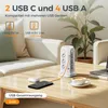 TESSAN 12 Fach Mehrfachsteckdose mit 6 USB(4 USB-A/2 USB-C) Produktbild-Vorschau 4