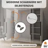 Drehtürenschrank LARO 200 cm Moderner Kleiderschrank mit Produktbild-Vorschau 8