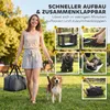 Hundebox faltbar Hundetransportbox mit Kissen abnehmbar Produktbild-Vorschau 4