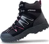 A single black winter boot with pink accents and the brand name 'TREKKER' visible. Podgląd zdjęcia produktu