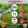21V Akku-Rasentrimmer, Mit 2 × 2000 mAh Akku und Ladegerät, Produktbild-Vorschau 2