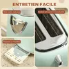 HOMCOM Wasserkocher- und Toaster-Set aus Edelstahl, 2200 W, Produktbild-Vorschau 7