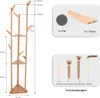 WISFOR Appendiabiti in bambù a forma di albero, 8 ganci 3 Anteprima dell’immagine prodotto 5
