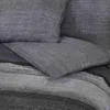 vidaXL Bettwäsche-Set Dunkelgrau 140x200 cm Baumwolle Produktbild-Vorschau 5