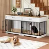 Hundekäfig mit 4 Türen 2 Hunde, 178*85cm, Hundebox Mit 2 Produktbild-Vorschau 1