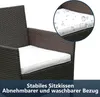 Sitzgruppe Polyrattan Garten Hocker Lounge Sessel Produktbild-Vorschau 3