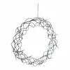 Lex Light Weihnachten Kranz Türkranz silber 40 LEDs Produktbild-Vorschau 1