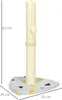 PawHut Kratzstamm, 62cm Kratzsäule für Katzen mit Produktbild-Vorschau 3