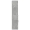 Highboard Betongrau 70x42,5x185 cm Holzwerkstoff Produktbild-Vorschau 5