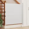 vidaXL Zábrana pro domácí mazlíčky výsuvná bílá 117,5x125 Náhled obrázku produktu 2