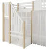 Lit mezzanine pour enfant 90 x 200 cm en pin et MDF, lit Voir les images du produit 15