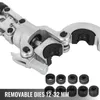 Presszange 12-28 mm Typ V, Crimpzange Presszange 6 T Produktbild-Vorschau 4