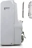 Side view of a white mobile air conditioner unit with two detachable parts shown above it. Náhled obrázku produktu