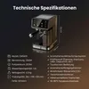 Zimilo Siebträger Espressomaschine mit Milchaufschäumer, 20 Produktbild-Vorschau 7