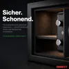 ONBEST Möbeltresor mit Fingerabdruck | M  | 4mm Stahltür | Produktbild-Vorschau 9