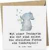 Mr. & Mrs. Panda doppelkarte Skifahren Trainerin - Weiß - Produktbild-Vorschau 1