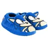 A pair of blue Sonic the Hedgehog slippers shown from a diagonal angle against a white background. Náhľad obrázku produktu