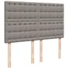 Eleganten-Stil Boxspringbett mit Matratze Taupe 160x200 cm Produktbild-Vorschau 8