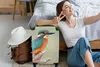 MuchoWow® Koffer Handgepäck Trolley Rollkoffer Kleine Produktbild-Vorschau 2