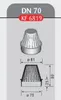 Klöber Flavent Flachdach Laubfang DN 70 Hart PVC für Produktbild-Vorschau 2