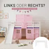 Homestyle4u Hochbett 90x200 mit Rutsche Lattenrost Vorhang Produktbild-Vorschau 15