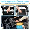 WALCORA 2 in 1 Rollstuhl Rollator Faltbar und Leicht mit Produktbild-Vorschau 5