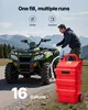 SucceBuy Carrello per carburante da 60 litri con pompa per Anteprima dell’immagine prodotto 2