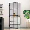 vidaXL Interiérové dveře černé 93x201,5 cm Tvrzené sklo a Náhled obrázku produktu 2