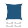 Sonnenschutzplane Segel Markise marineblau wasserdicht 4x4m Produktbild-Vorschau 1