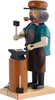 Schmied (16cm) Räuchermann von Dregeno Seiffen Produktbild-Vorschau 3