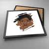 Gerahmtes Poster - Schwarzer Rahmen - Afrikanisch Modern Produktbild-Vorschau 3