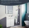 FACKELMANN Keramik Waschtisch MILANO Gäste-WC / Maße (B x H Produktbild-Vorschau 4