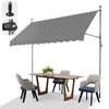 ALIGHTUP Marquise de balcon 300x120x(200-300) cm Marquise Voir les images du produit 1