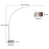 Steinhauer - lampada da terra - Sparkled Light - acciaio - Anteprima dell’immagine prodotto 5