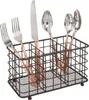 mDesign Besteckkorb Besteckaufbewahrung Organizer Metall 3 Produktbild-Vorschau 4