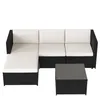 Flieks Polyrattan Gartenmöbel-Sets 2-tlg, Balkonmöbelset Produktbild-Vorschau 8