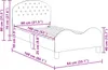 vidaXL Kinderbedframe met hoofdeinde, roze, 80 x 160 cm, Productafbeelding-voorbeeld 8