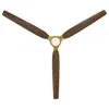 Parrot Uncle Ventilateur Plafonnier 122cm, Or et Bois, Voir les images du produit 11