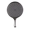 A close-up studio shot of a modern hand-held shower head. Podgląd zdjęcia produktu