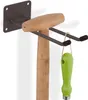 4 x Gerätehalter Wand, Länge 24 cm, Doppelhaken, Wandhaken Produktbild-Vorschau 1