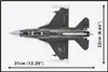 F-16D Fighting Falcon, modelbouwset van bouwstenen, 436 Productafbeelding-voorbeeld 2