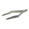 A pair of metal tweezers on a white background. Anteprima dell’immagine prodotto